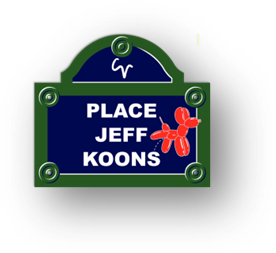 Jeff Koons Dog (Rouge)