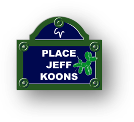 Jeff Koons Dog (Vert)