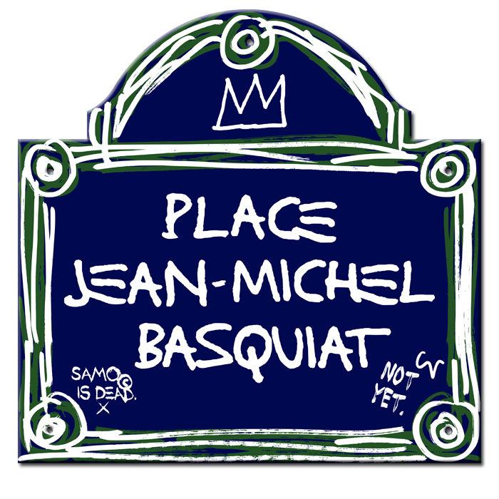 Place Jean-Michel Basquiat - Samo©